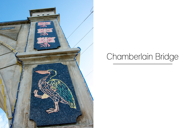 Chamberlain Bridge in the UNESCO Historic Bridgetown site Barbados