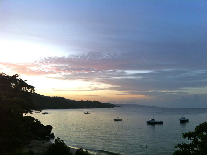 Conset Bay at Sunset Barbados