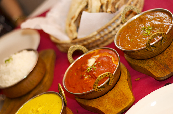 Curries at Sitar Restaurant Barbados