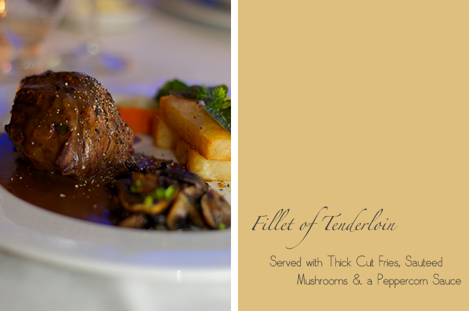 Fillet of Tenderloin at The Mews Restaurant Barbados