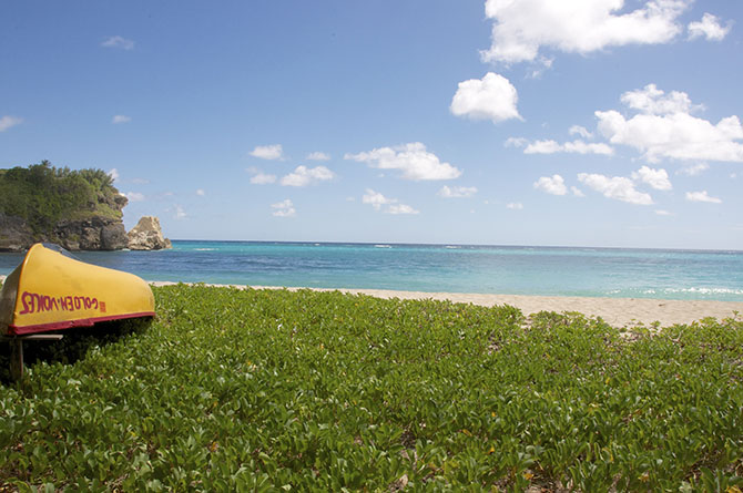 Boat on Foul Bay Beach