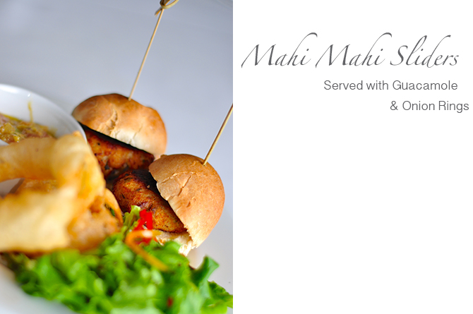 Tapas at The Mews Barbados - Mahi Mahi Sliders