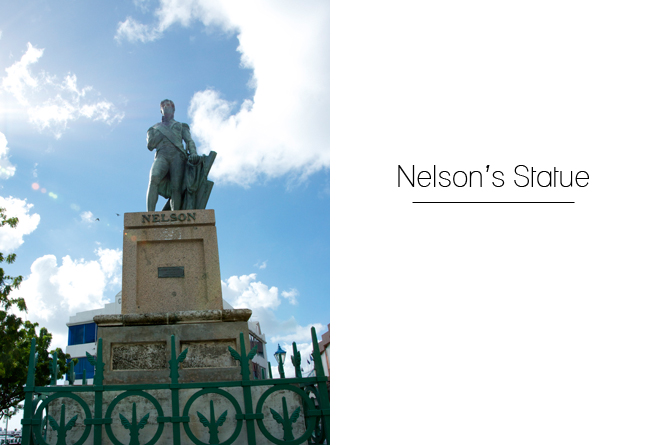 Nelson's Statue in Historic Bridgetown Barbados
