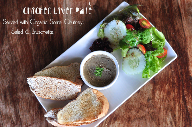 Chicken Liver Pate at Jumas Restaurant and Bar Speightstown Barbados