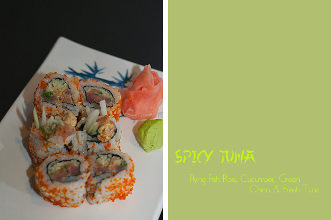 Spicy Tuna Sushi Roll at Zen The Crane Resort Barbados