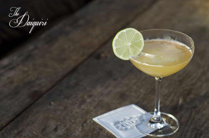 The Daiquiri with Bank 5 island Rum