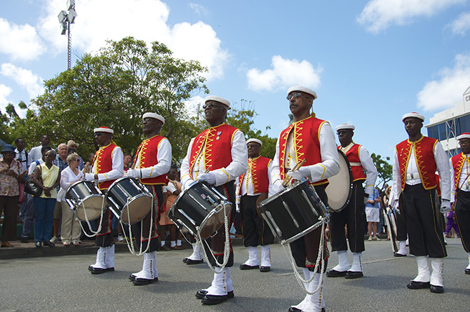 Parade at the 375th Celebration of Parliament in Barbados