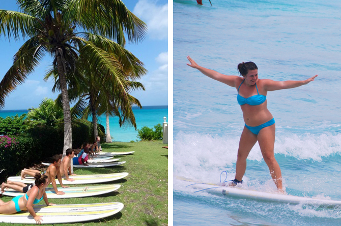 Learning to Surf in Barbados