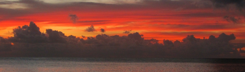 Sunset at Freshwater Bay Beach Barbados