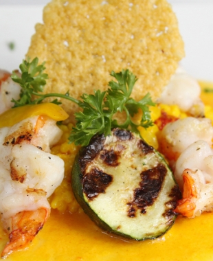 Shrimp Risotto at The Mews Restaurant Barbados Shrimp Risotto at The Mews Restaurant Barbados