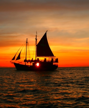 Dinner Sunset Cruise on Black Pearl Party Cruises Barbados
