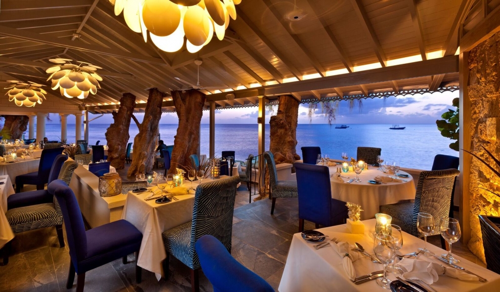 Dining at the Elegant and very Chic Tides Barbados