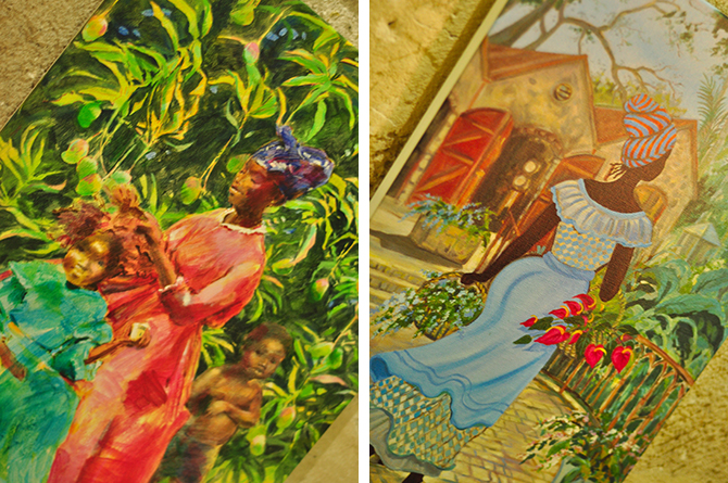 Art at The Tides Restaurant Barbados 