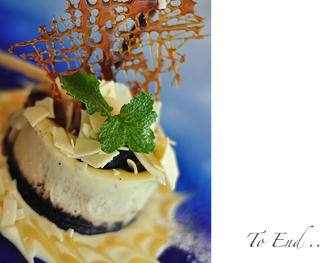 Dessert at the Tides Restaurant Barbados