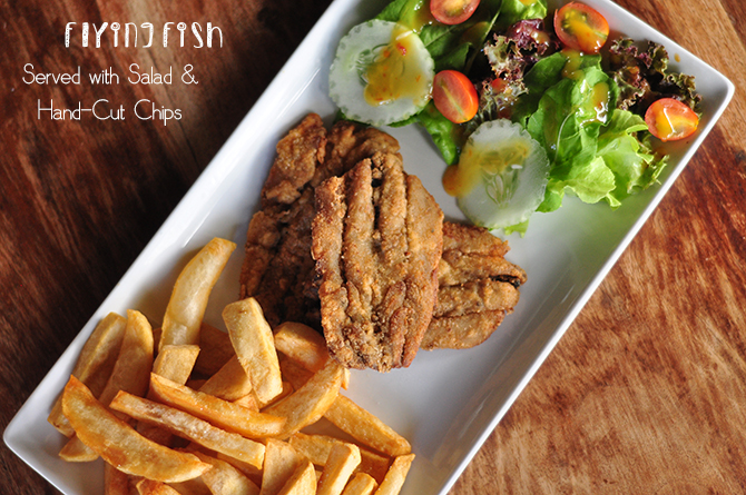 Fried Flying Fish at Jumas Restaurant and Bar Speightstown Barbados