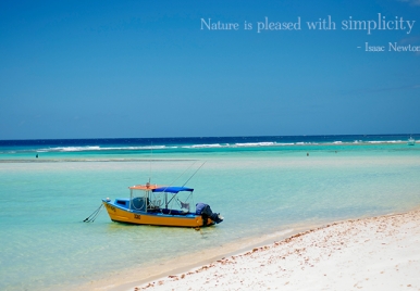Sandy Beach Barbados - perfect piece of simplicity 